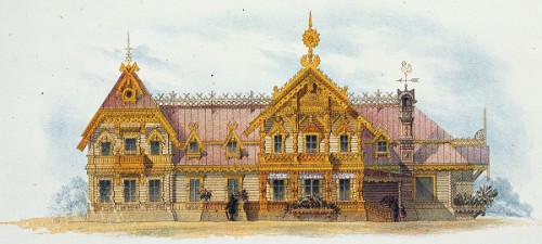 Мотивы русской архитектуры (1874 г. - 1879 г.). Часть 2. (34 фото)