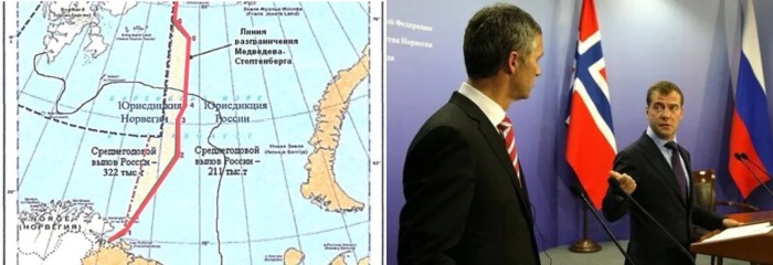 Демаркация границы на норвежский лад.