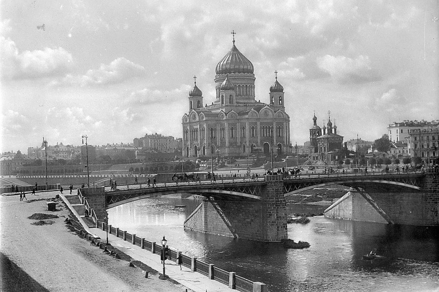 28 Мосвка 1920-е Храм Христа Спасителя оригинал 03