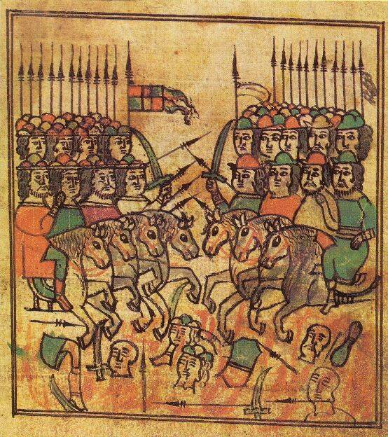 Русские и татарские войска перед боем в представлении художника / ©Wikimedia Commons