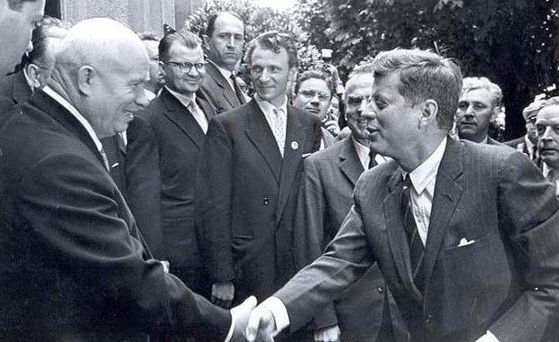 1961 год. Н.С. Хрущев и Дж. Кеннеди (журнал «Огонек»)