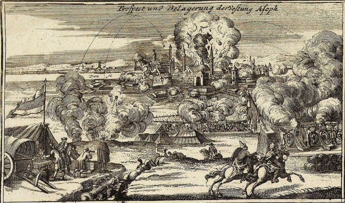 Бои вблизи Азова (1736-1737 гг., Крымско-Турецкая кампания). | Фото: wikiwand.com.