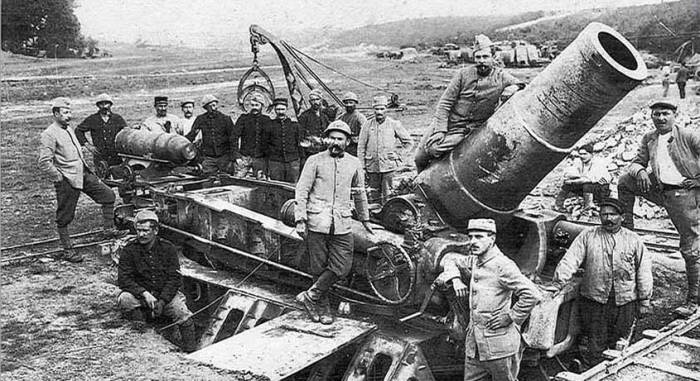 370-мм мортира «Филло»| Фото: Большая военная энциклопедия. 370-мм мортира «Филло»| Фото: Большая военная энциклопедия.