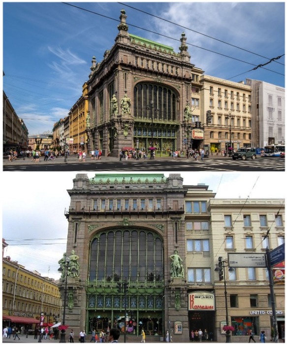 У самых истоков модерна (Елисеевский магазин построен в 1902-1903 гг, Санкт-Петербург). | Фото: adaangel.ucoz.ru.