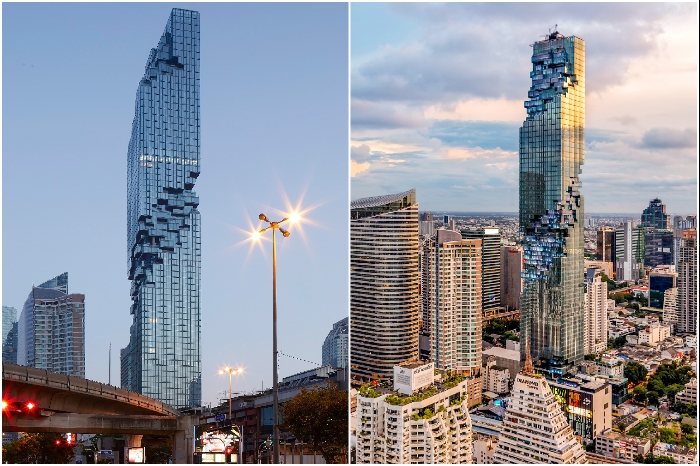Второе по высоте здание Таиланда MahaNakhon («Великий Мегаполис»). | Фото: interior.ru-best.com/ designhistorytheory.com.