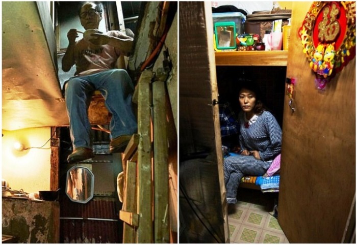 Ужасающие условия жизни в гонконгских коммуналках («coffin homes», Гонконг). | Фото: nafanko.livejournal.com.