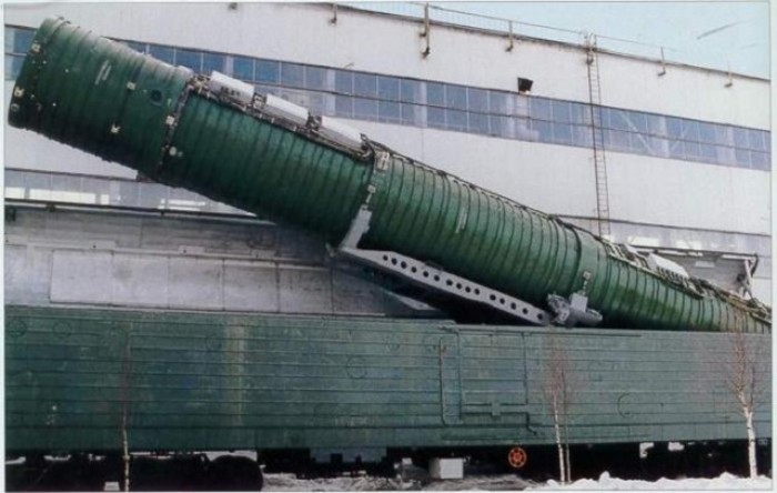 Такая маскировка ракеты казалась практичнее шахтной. /Фото: viatorr.livejournal.com
