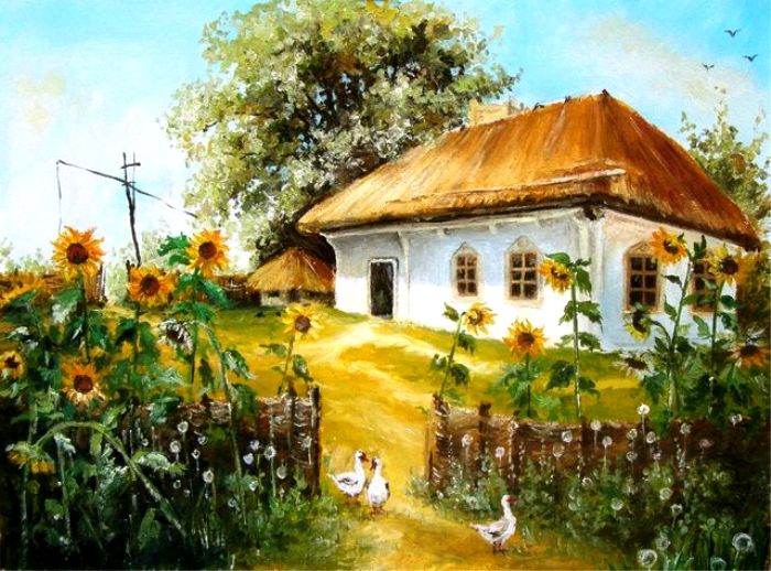 Столь живописный домик восстановить куда проще каменного. /Фото: pinterest.de