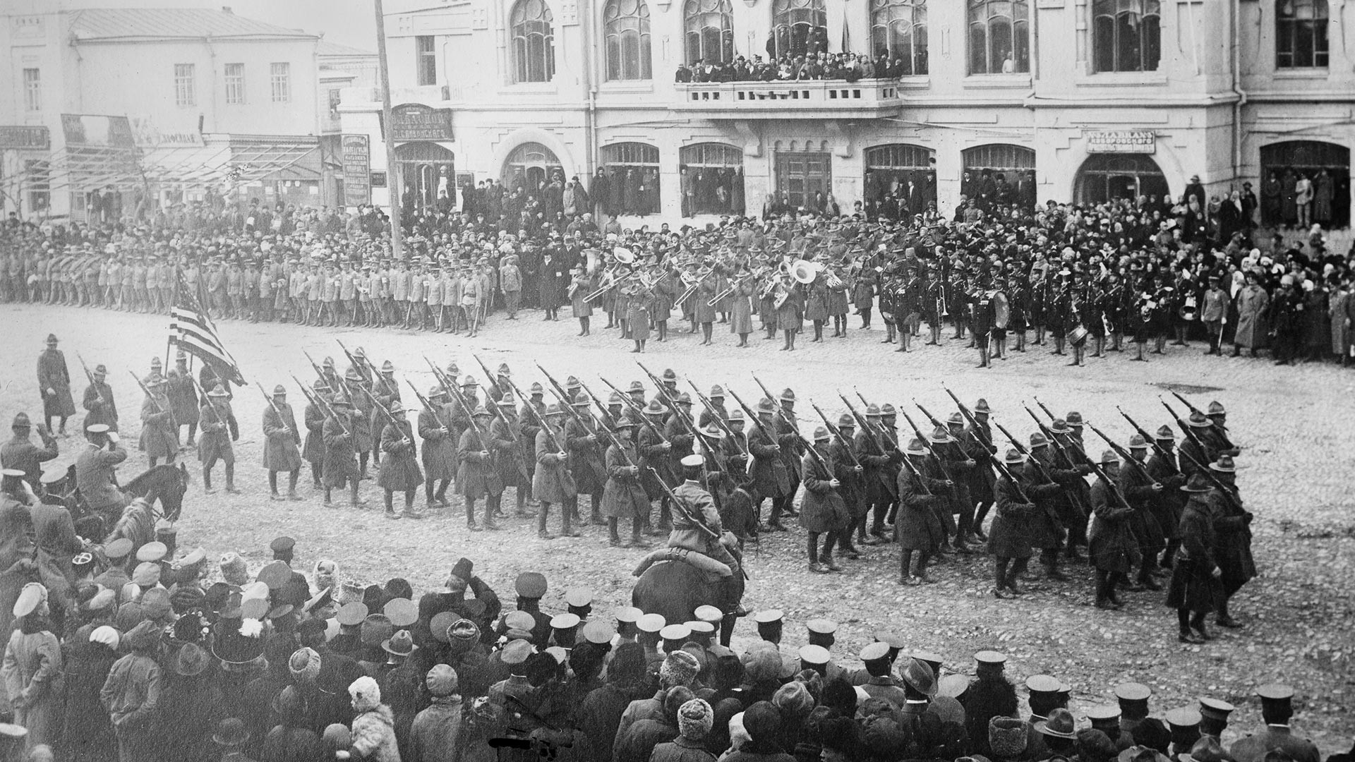 Американские войска в Хабаровске.