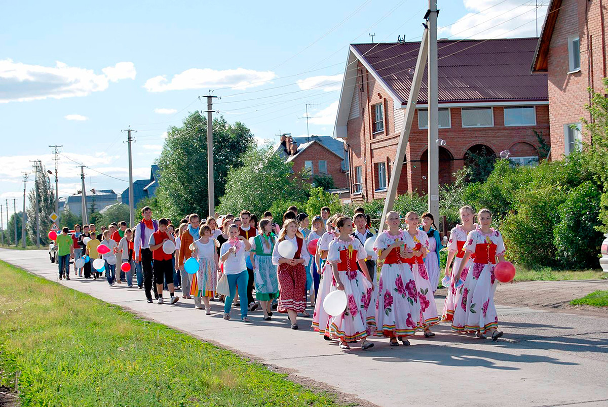 Улица в Азово.