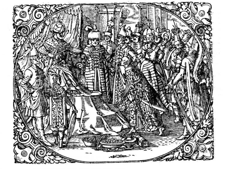 Князь Василий III. Из книги Сигизмунда Герберштейна "Записки о Московитских делах" 1557 г.