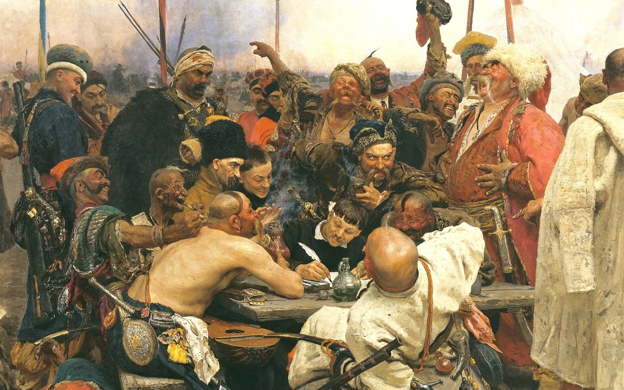 казаки репин