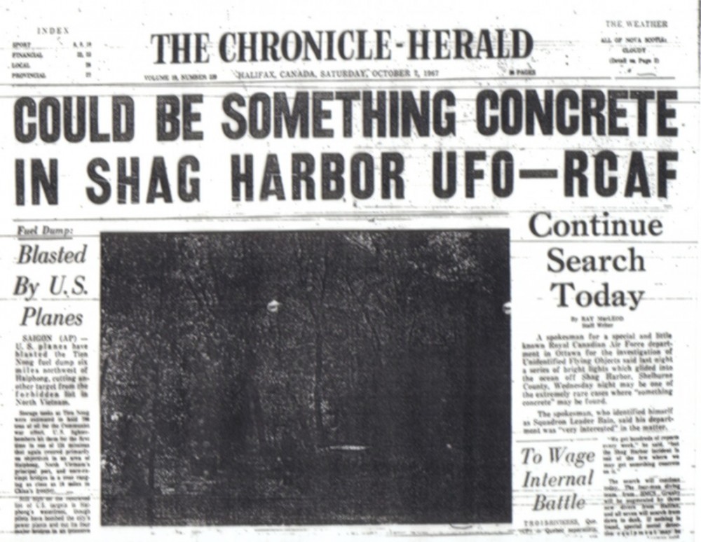 Небесное кораблекрушение НЛО в шэг-Харбор в 1967 году